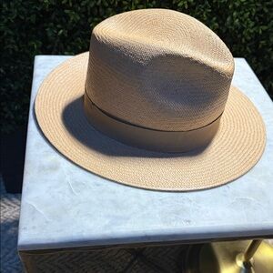 Rag & Bone Tan Fedora Hat Timeless Design